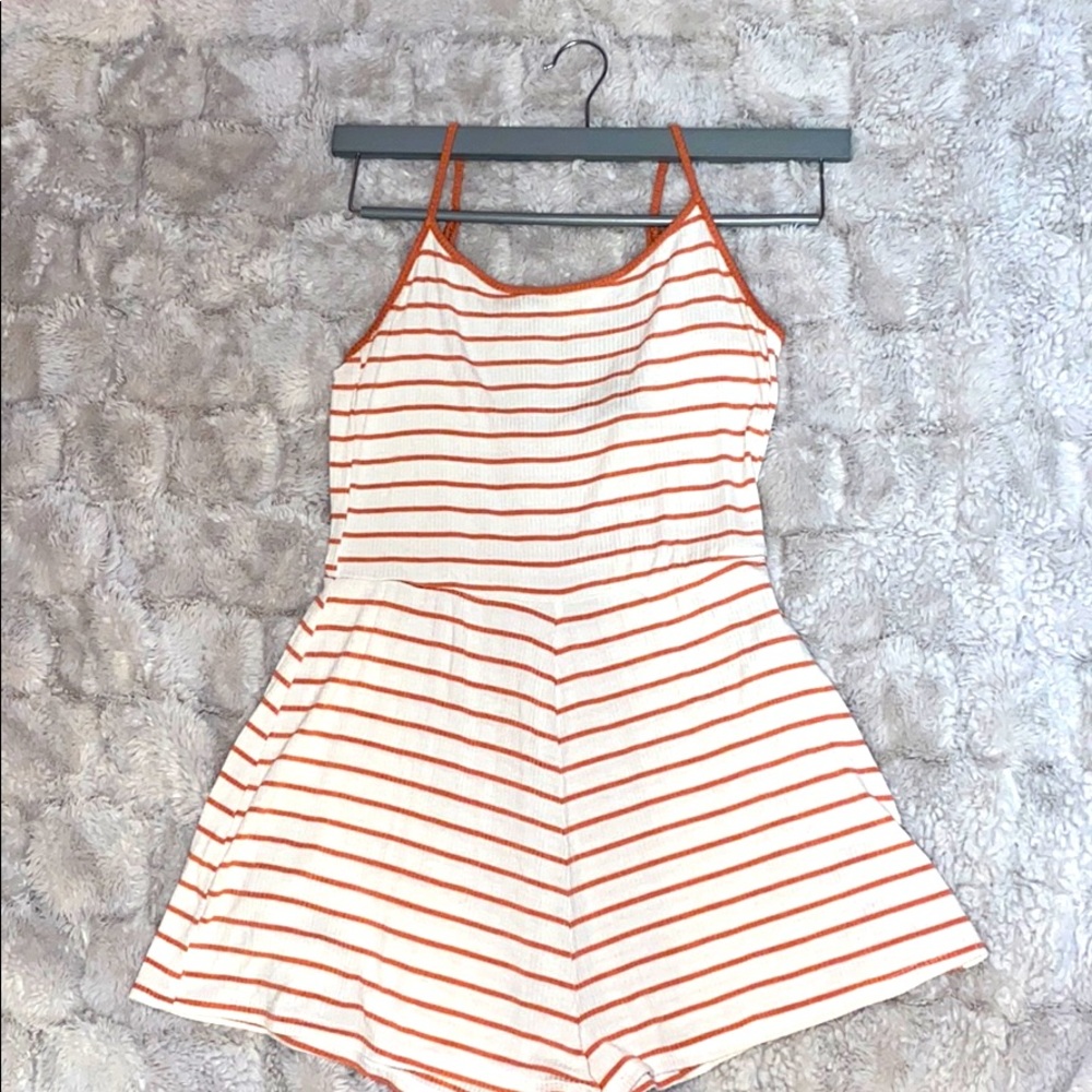 FOREVER 21 Striped Romper